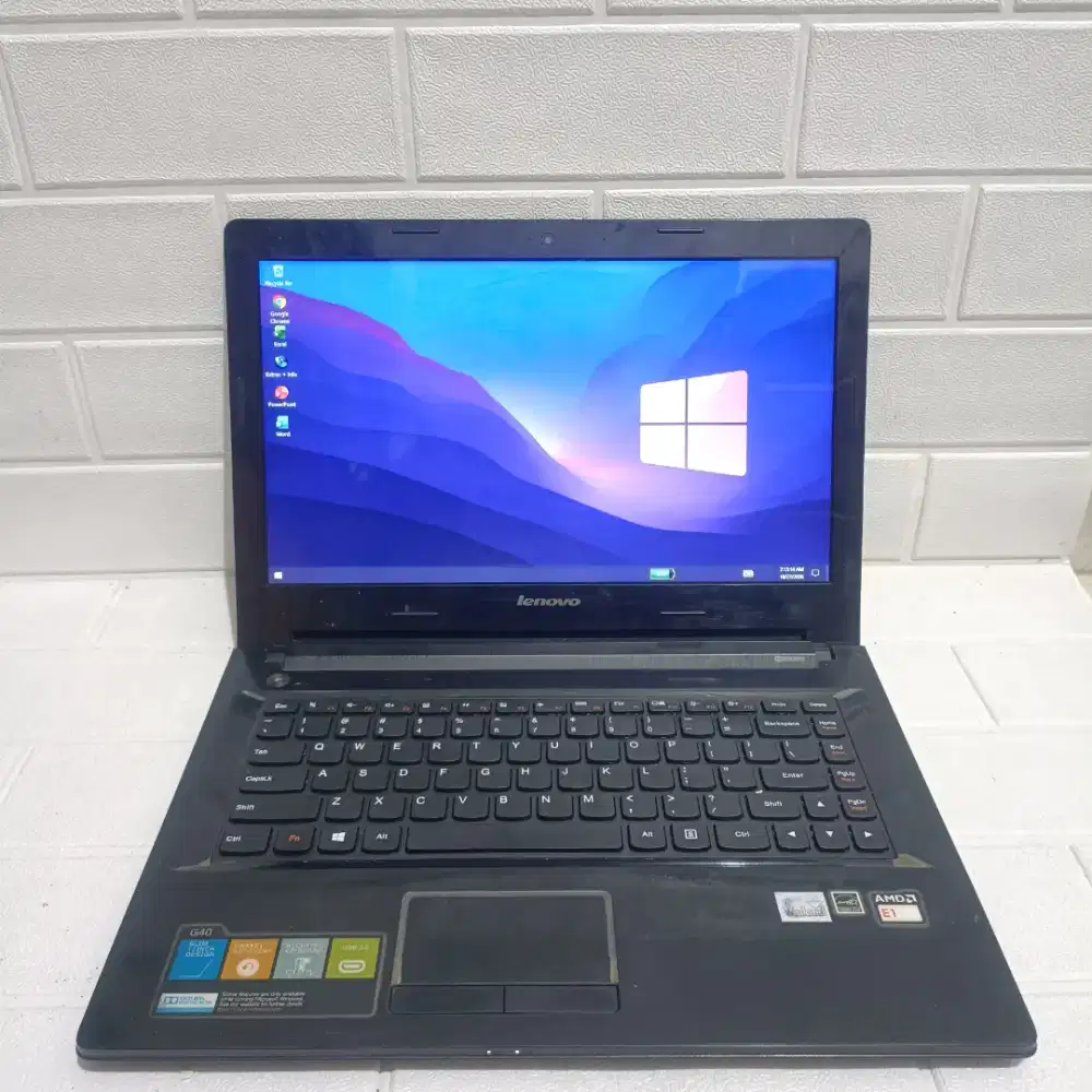 Lenovo G40 AMD E1-6100 DDR 8GB HDD 500GB Led 14 Slim baterai 3 jam