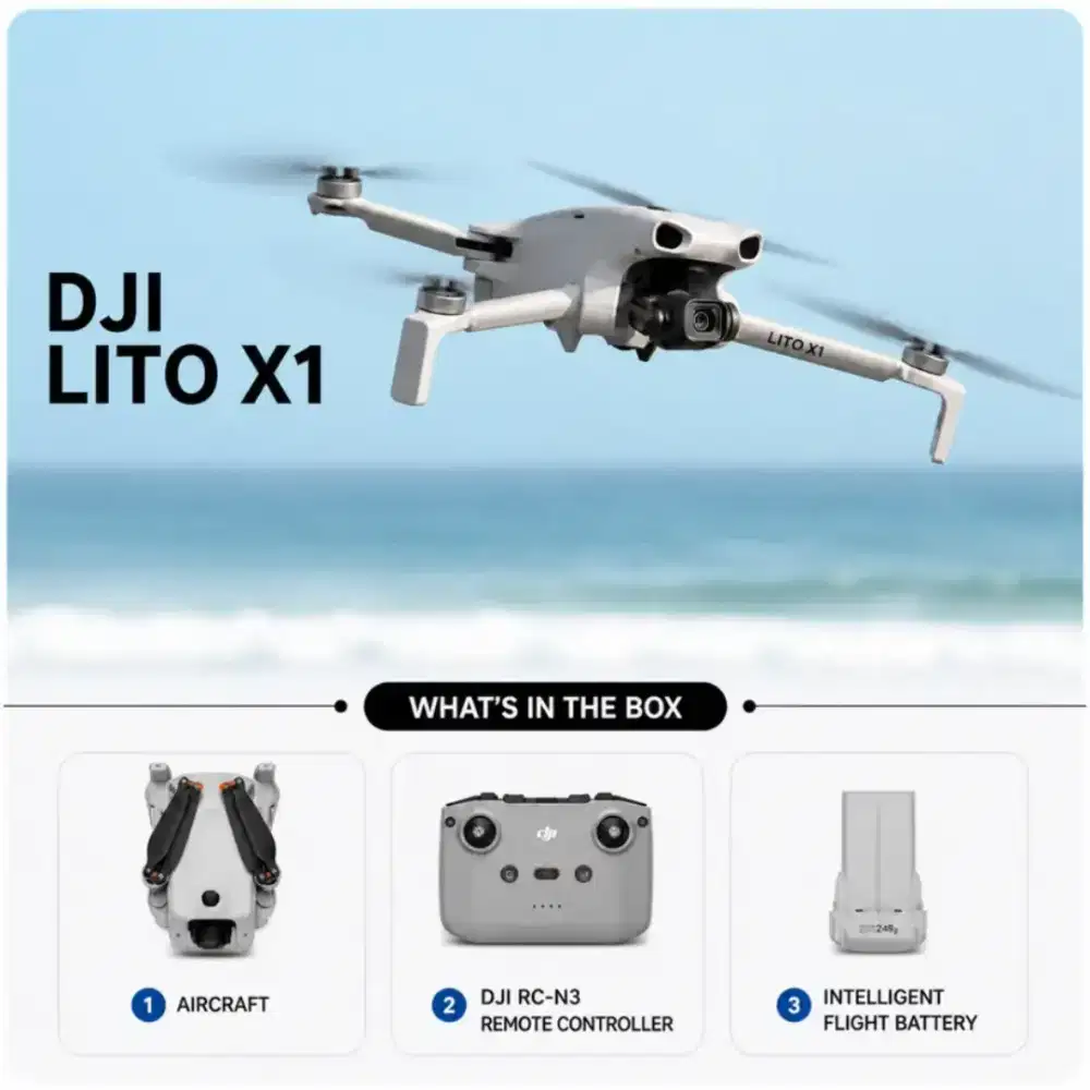 DJI Lito X1 36 M Ketahanan Baterai,Cicilan mulai 15rbuan/hr syarat KTP