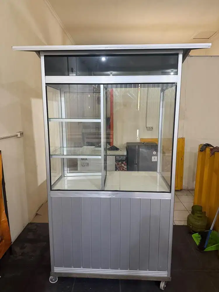 Gerobak Aluminium Full, Kokoh & Terawat, Siap Pakai.