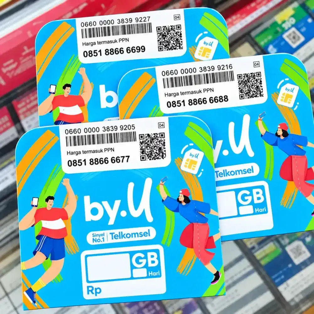 Nomor cantik Telkomsel by. U 88 66 66 88