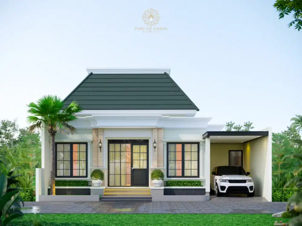 Dijual Rumah Baru Jogja SHM dengan Desain American Classic