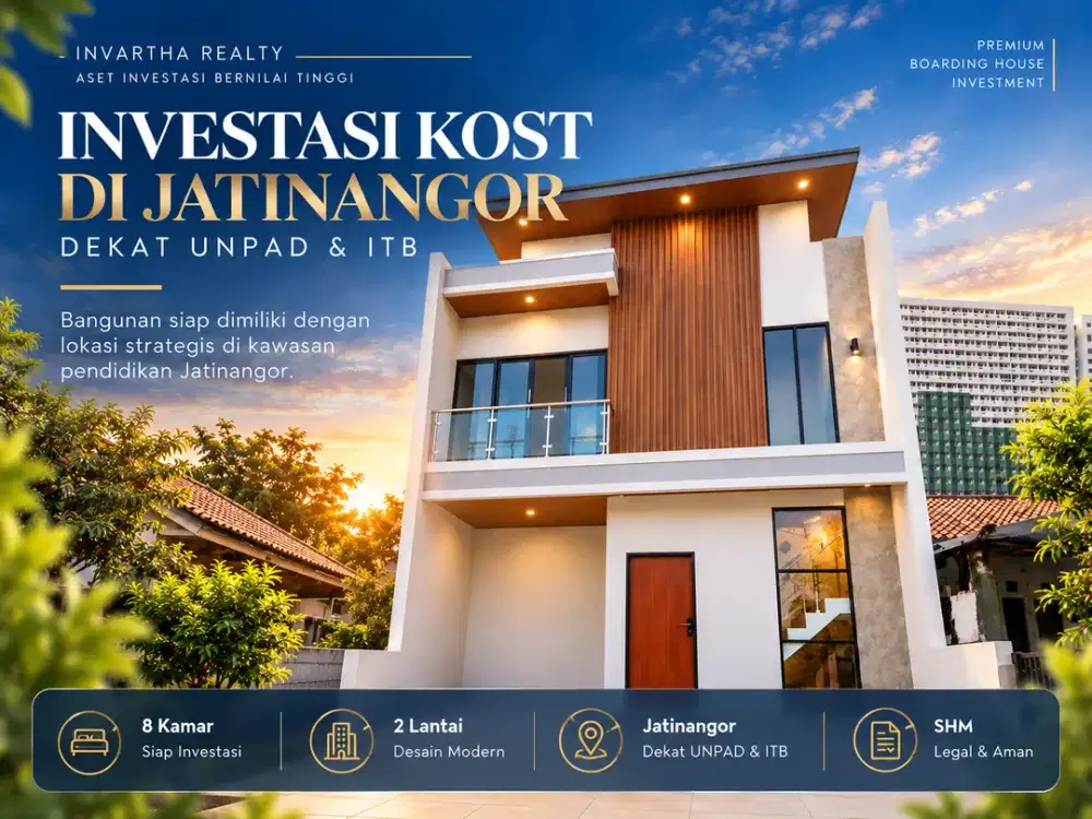 KOST Jatinangor 8 KAMAR – DEKAT UNPAD & ITB