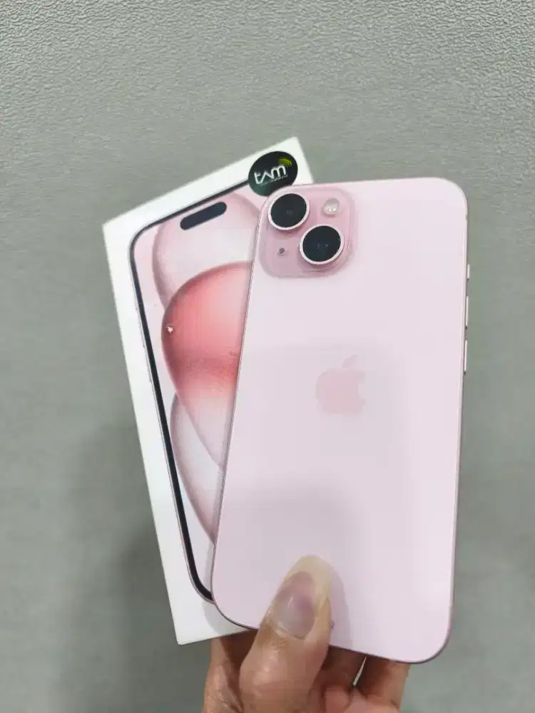Iphone 15 128 ibox warna pink