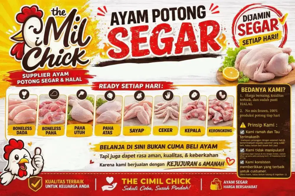 PENJAGA KIOS AYAM POTONG SEGERA!!!