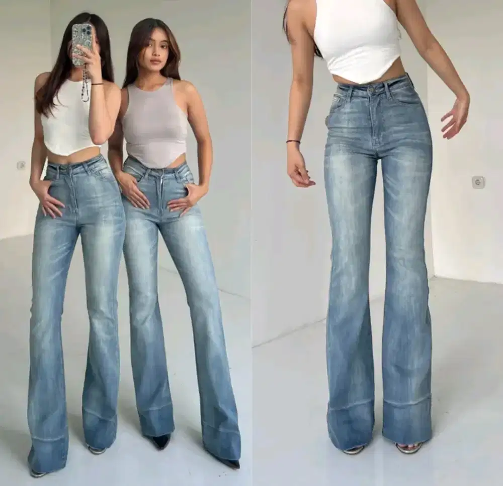 Pl Ladouce Mckenzie Grey ish blue long size 28