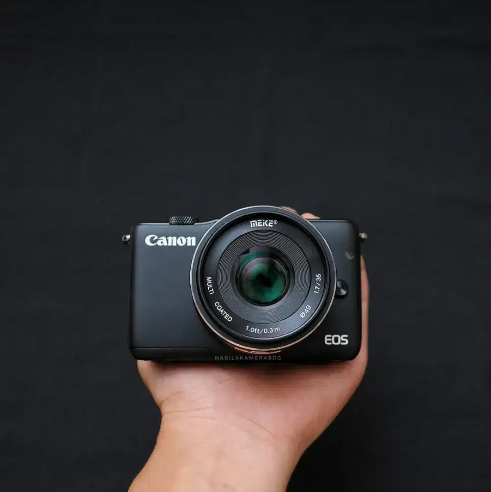 CANON M10 LENSA MANUAL MEIKE 35MM F1.7