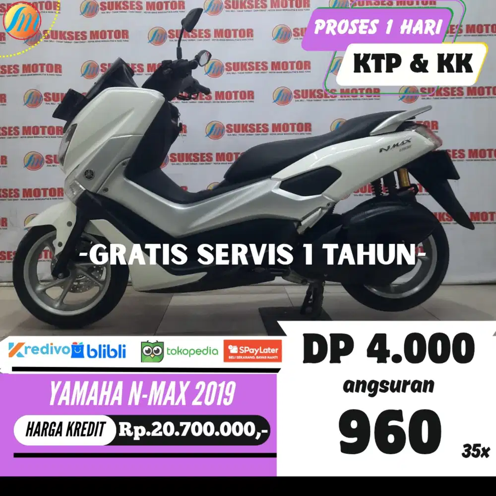 JUAL CEPAT YAMAHA NMAX 2019 CASH/KREDIT/TUKAR TAMBAH/SPAYLATER