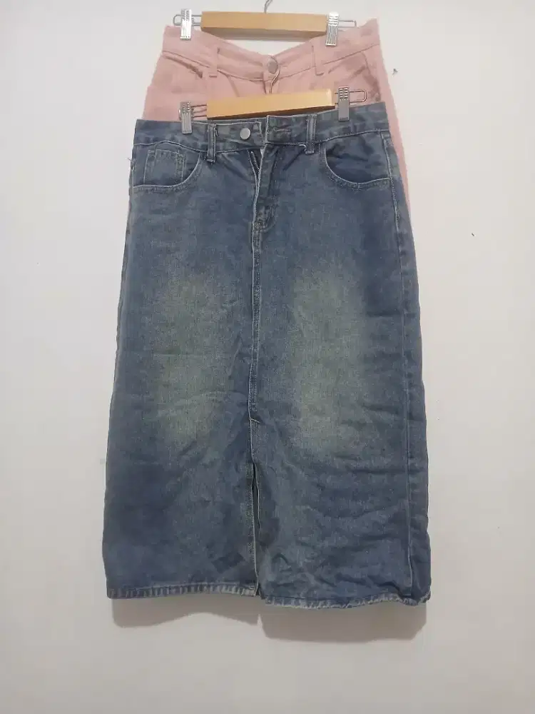 Rok bawahan jeans IMPORT