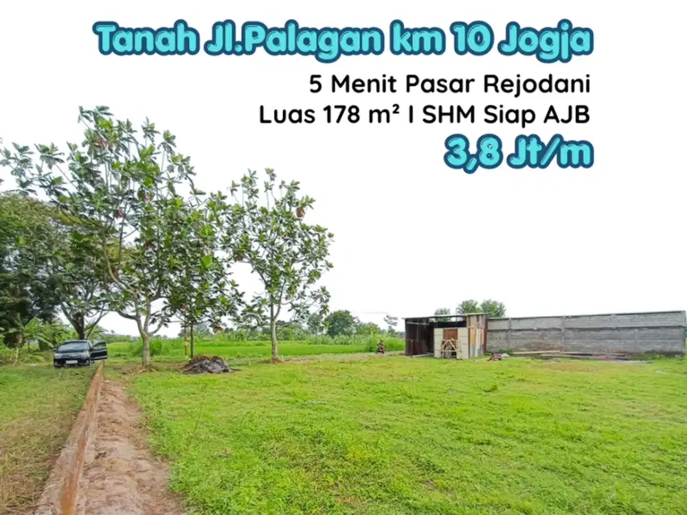 Tanah Murah Jogja, Palagan km 10 Tepi Aspal : 3 jt-an