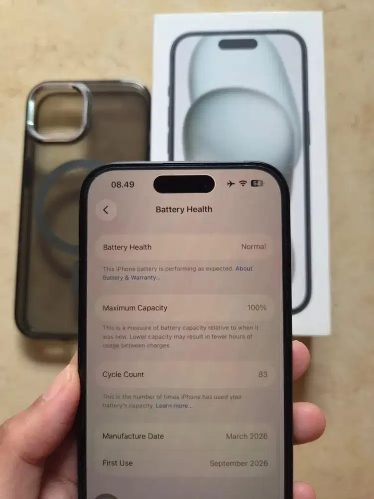 IPHONE 15 Basic black 128 GB ex IBOX