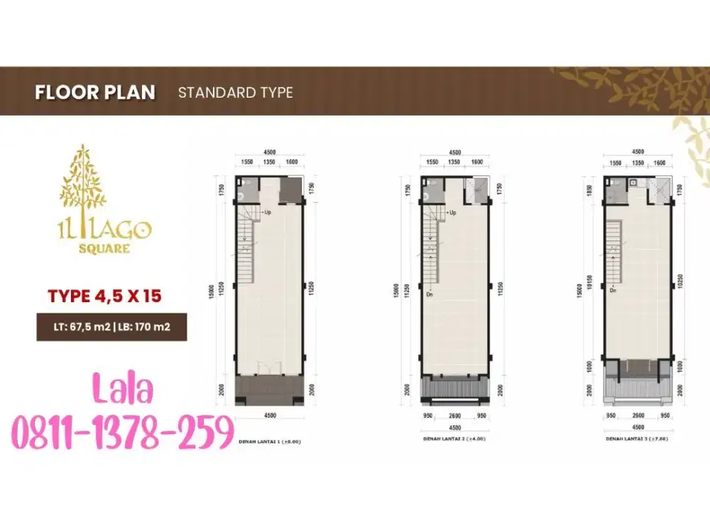 Samping Bethsaida Ruko Illago Square Gading Serpong Paramountland