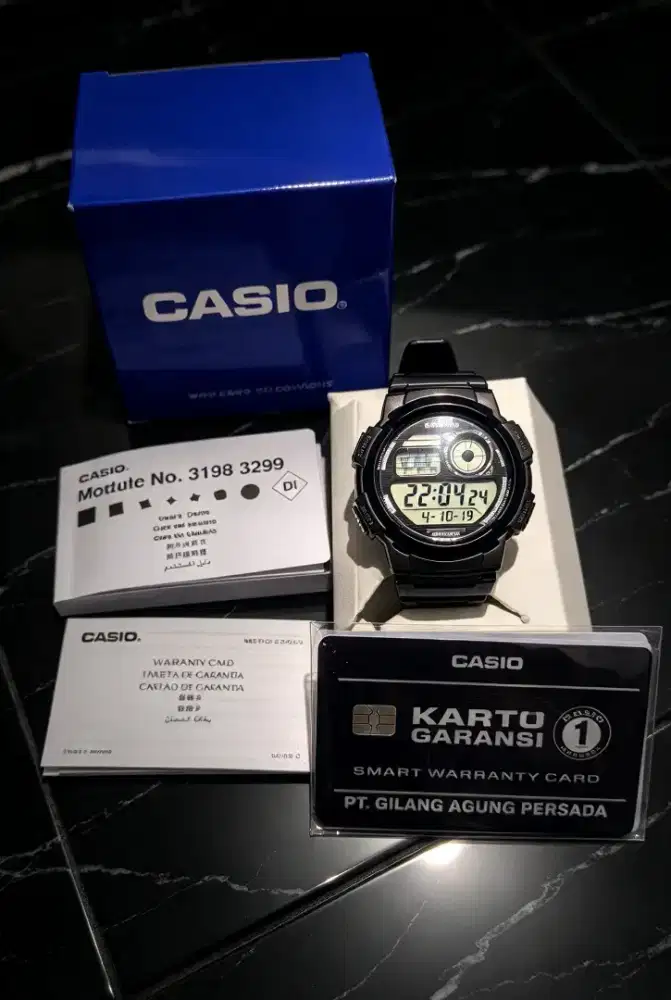 Jam tangan digital Casio AE1000