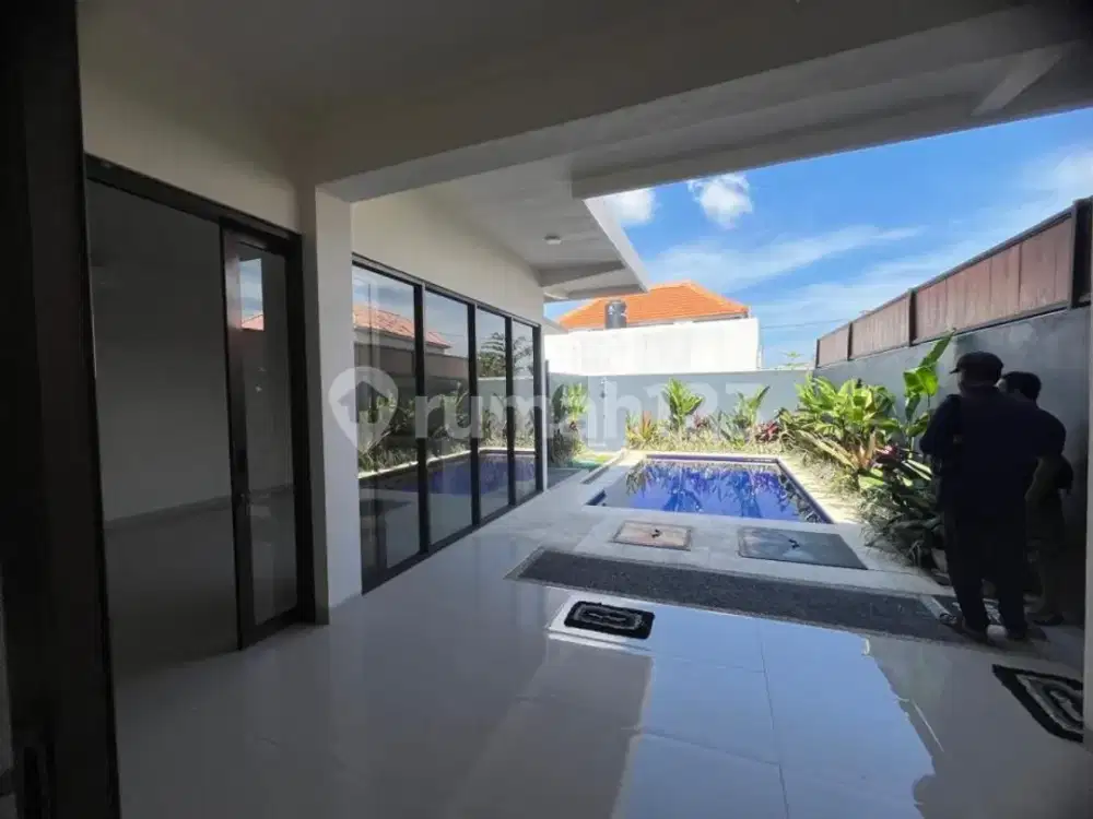 Modern 2-Bedroom Villa For Rent In Pererenan Canggu, Private Pool, Semi-Furnished, Idr 150 Million/Year