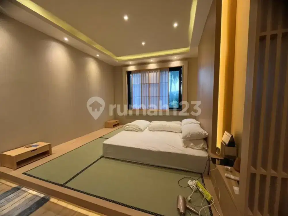 Luxury 6-Bedroom Japanese Style Villa For Sale In Ubud, Rice Field & Mountain View, Idr 20 Billion
