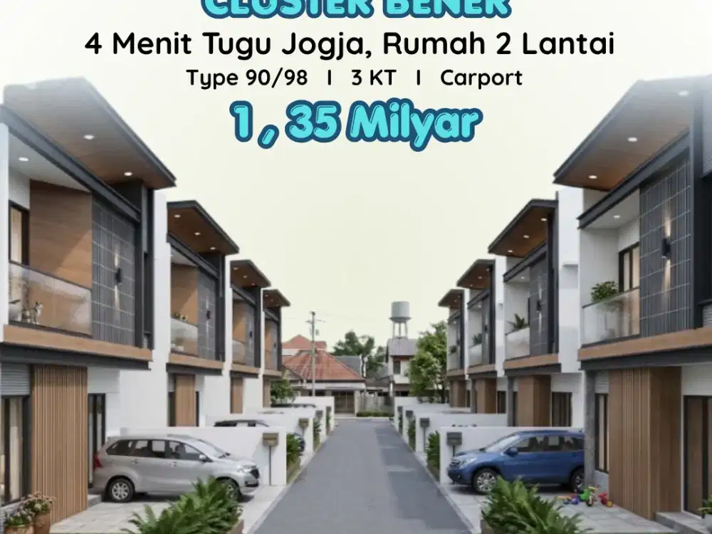 Dekat Malioboro, Rumah Dijual Bener, Tegalrejo, Jogja