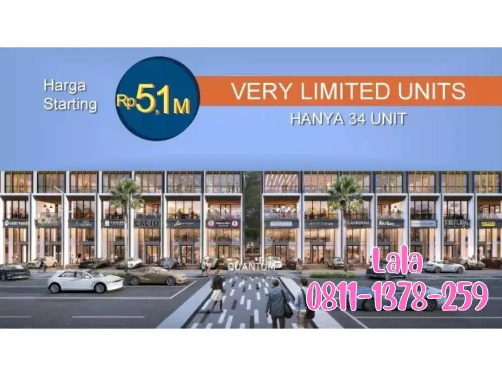 New launching commercial from summarecon serpong  Ruko QUANTUM