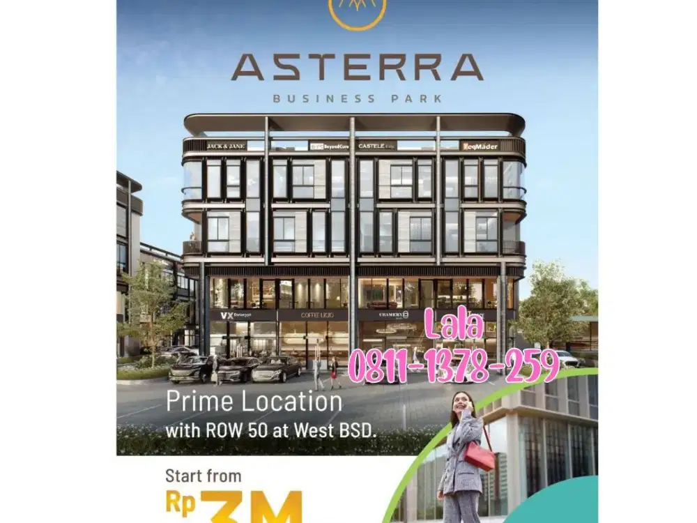 Sinarmasland Bsd Asterra Business Park City Hanya 10 Unit
