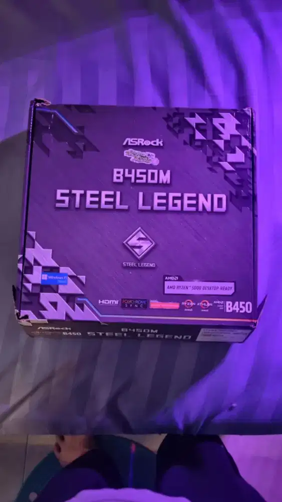 Mobo asrock b450m steel legend second