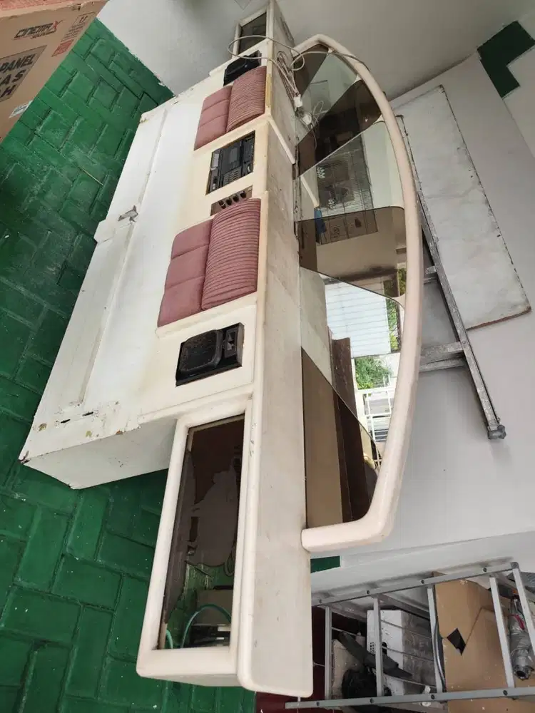 JUAL 1 SET DIPAN KAYU BEKAS 180X200