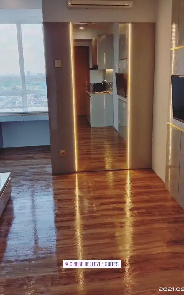 DIJUAL APARTEMEN CINERE BELLEVUE – STUDIO FULL FURNISHED