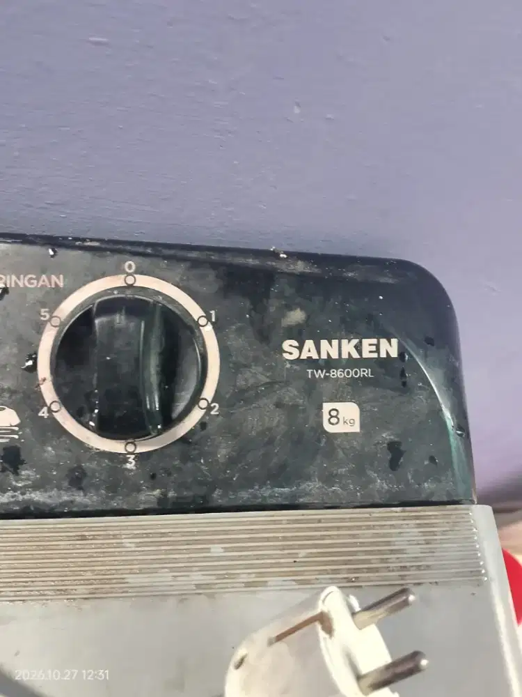 Mesin cuci Sanken 2 tabung 8kg
