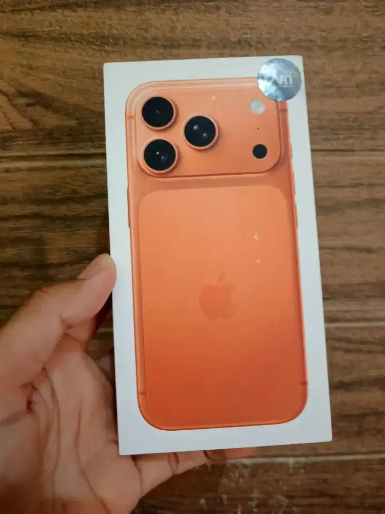 Iphone 17 pro 256 gb orange baru segel ibox