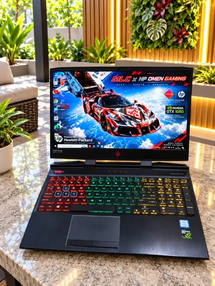 HP OMEN 15-DC0036TX RGB Premium Edition [SSD 512GB VGA  GTX 1050Ti
