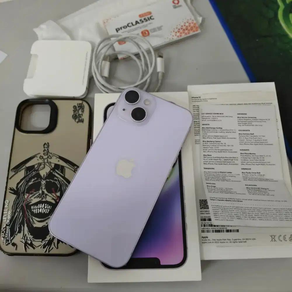 Iphone 14 Purple Resmi iBox