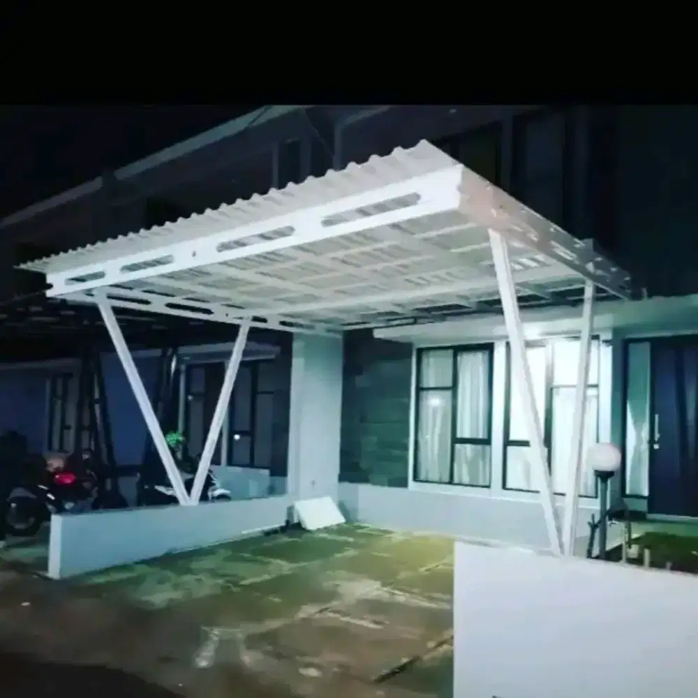 Tukang kanopi baja ringan borongan permeter