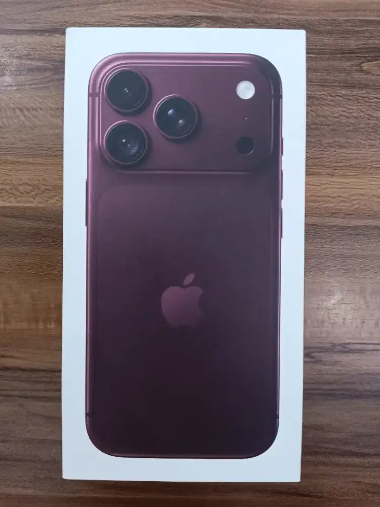 Iphone 18Pro Burgundy 256gb PA/A RESMI INDO