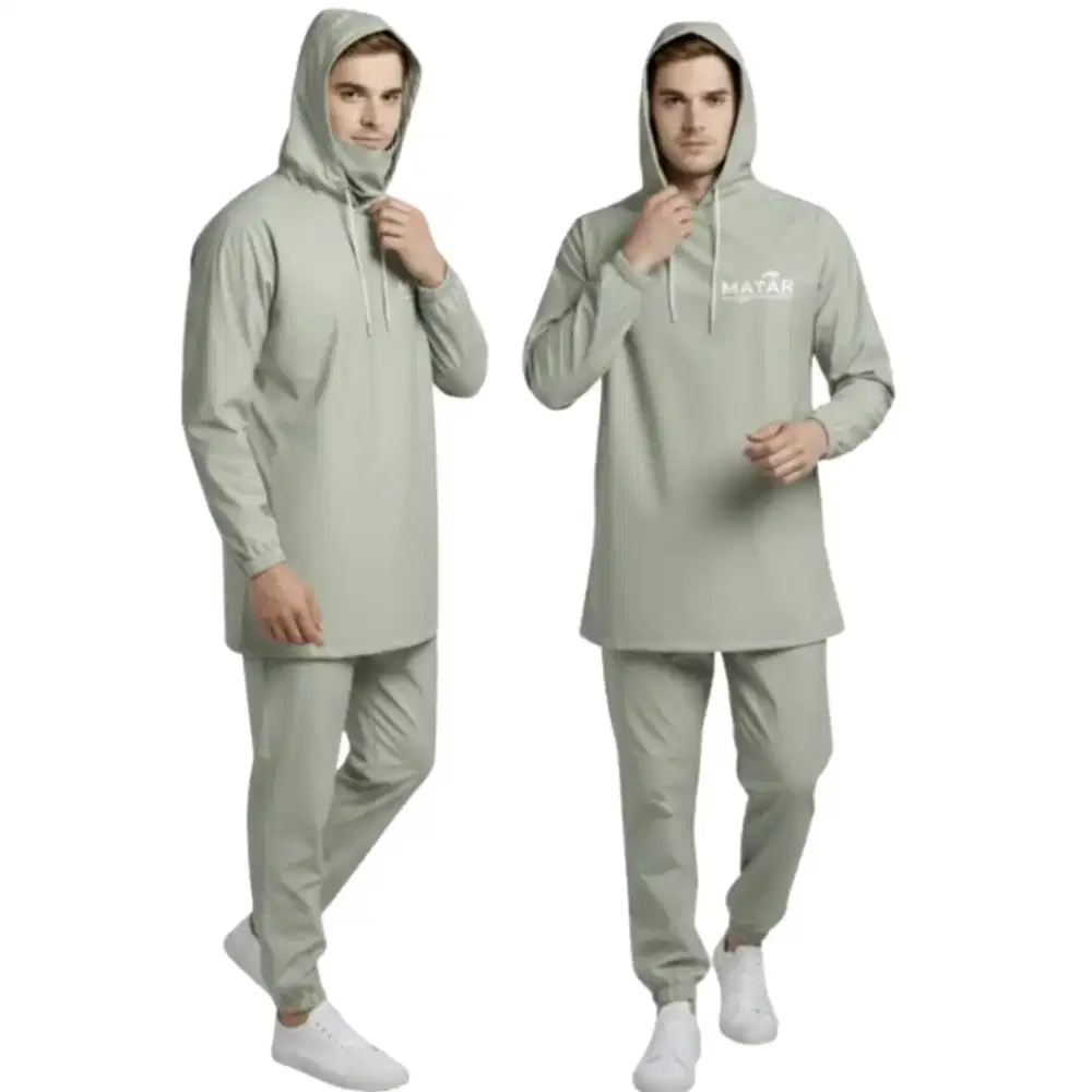 Jas hujan pria dan wanita model hody Allsize