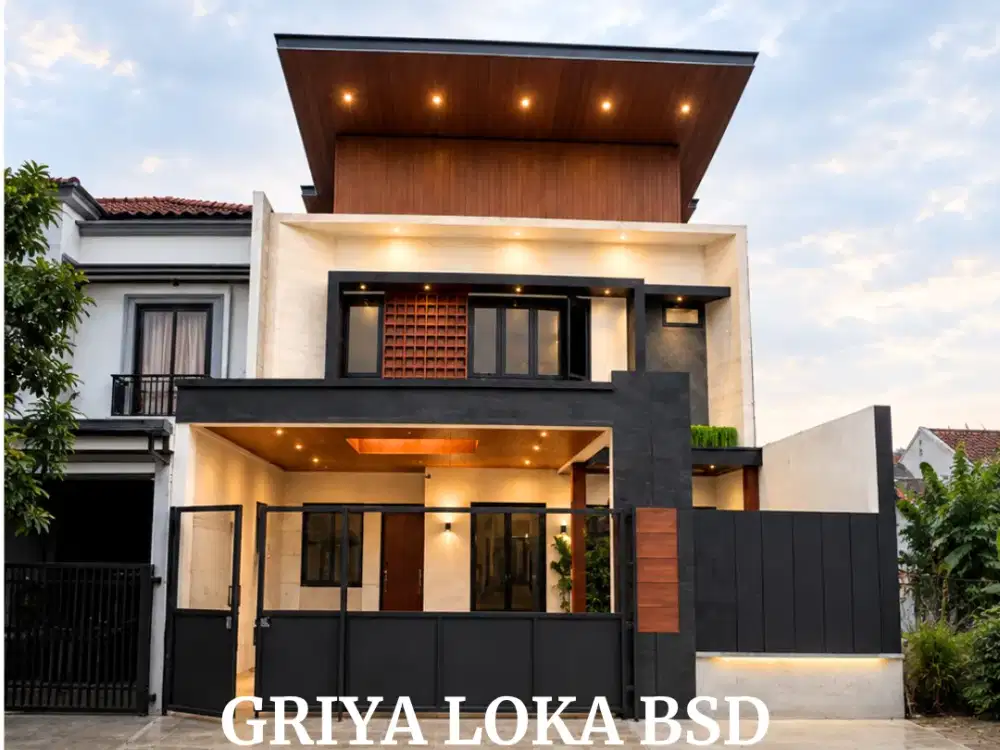 RUMAH CANTIK 2 LANTAI DI GRIYA LOKA BSD