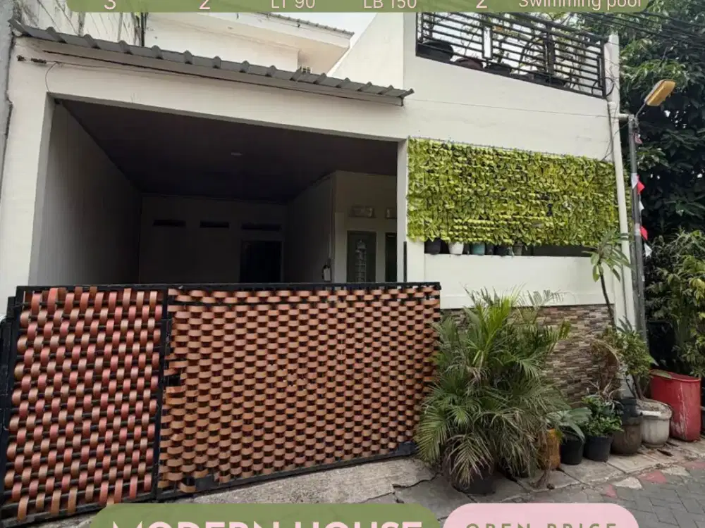 RUMAH ASRI, STRATEGIS, PLUS KOLAM RENANG!