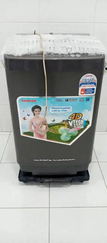 MESIN CUCI SANKEN 1 TABUNG BUKAAN ATAS MULUS