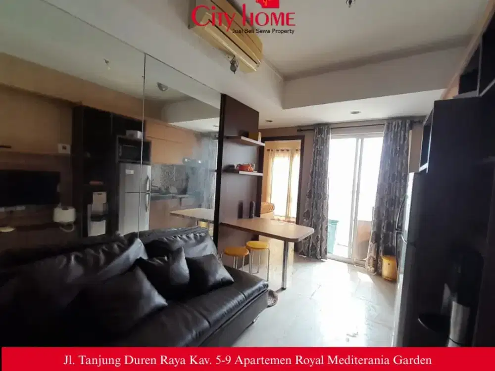 Dijual Apartemen 2 BR Furnished di Royal Mediterania Garden Residence Podomoro City