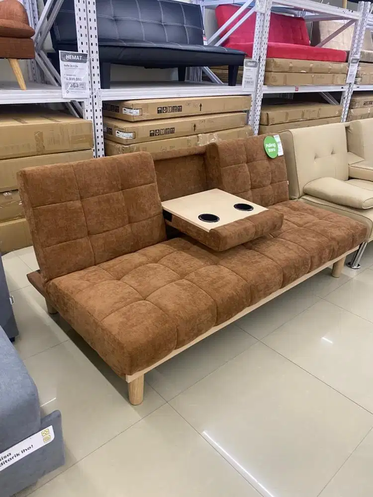 Sofa Bed cokelat