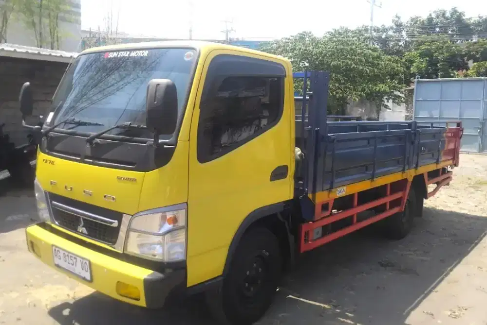 Murah 3rbKM Mitsubishi COLTDIESEL canter engkel FE71L bak triway 2026