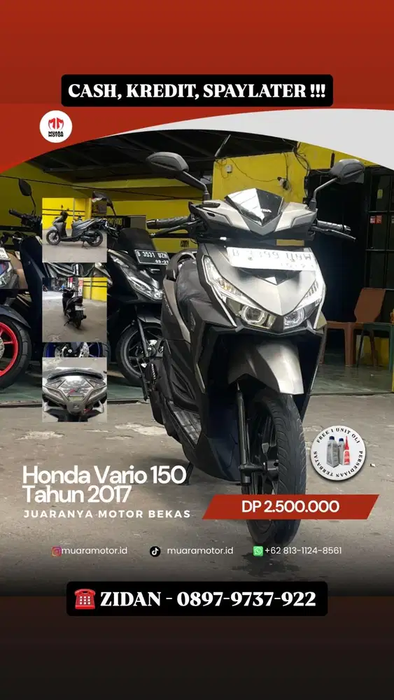 HONDA VARIO 150 LED OLD 2017 SIAP PAKAI !!!