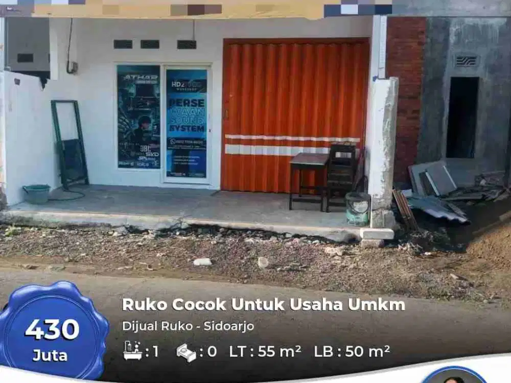 Mura Dijual Ruko cocok utk usaha UMKM