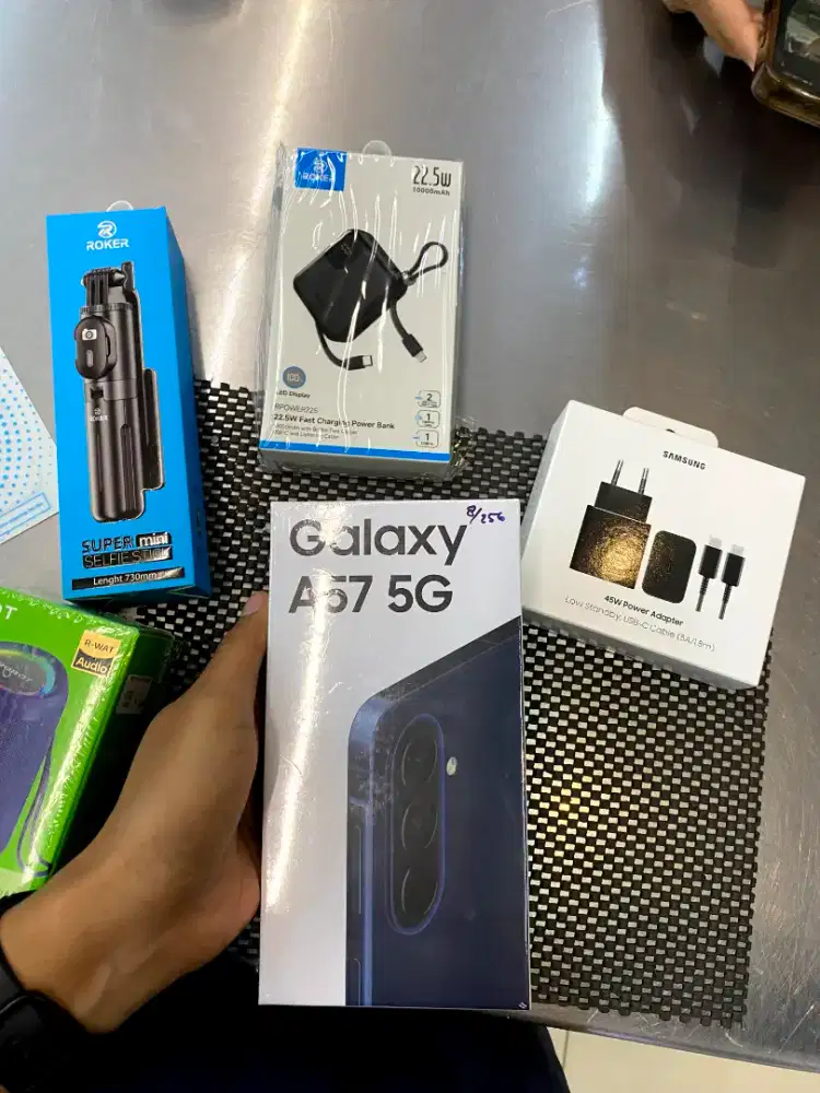 SAMSUNG A57 8/256 FREE BONUS NEW SEGEL GARANSI RESMI BISA PAYLATER