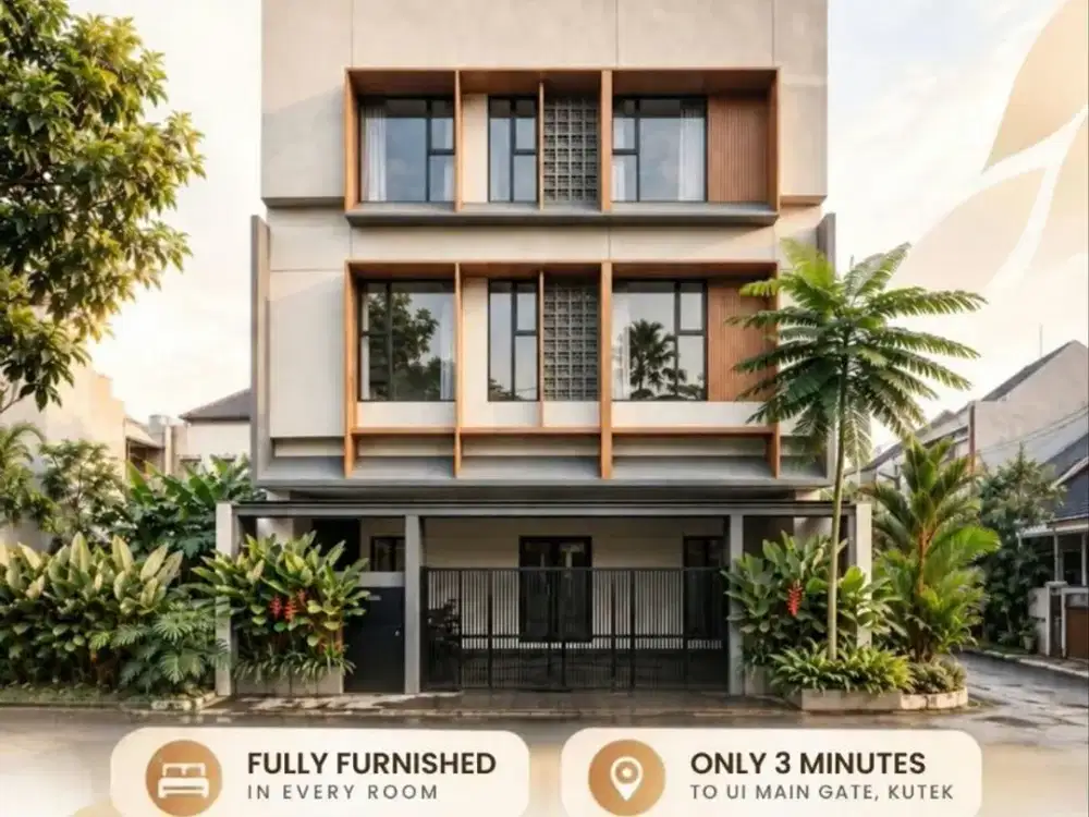 INVESTASI KOST PREMIUM RING 1 UNIVERSITAS INDONESIA 22 KAMAR