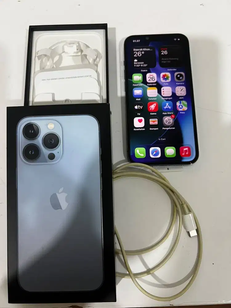 Iphone 13 pro 256gb sierra blue ex ibox Mulus 99%