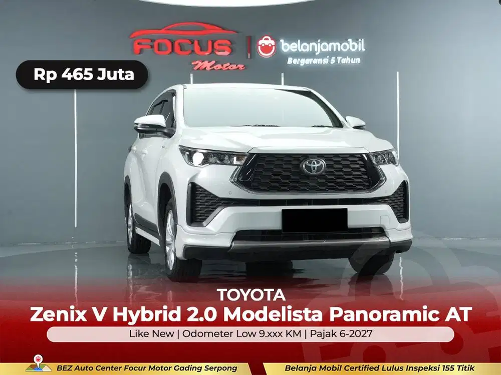 [ GARANSI 5THN LOW KM ] Toyota Zenix V Hybrid Modelista 2026/2025/2024