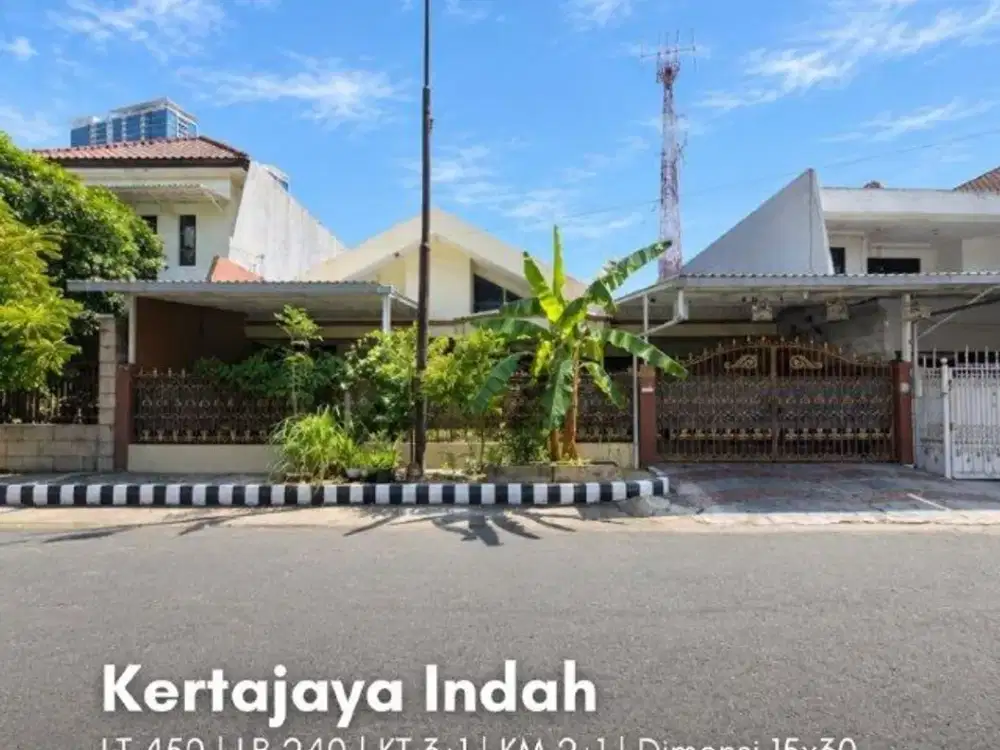 Rumah Kertajaya Indah STRATEGIS, ROW JALAN 3 MOBIL