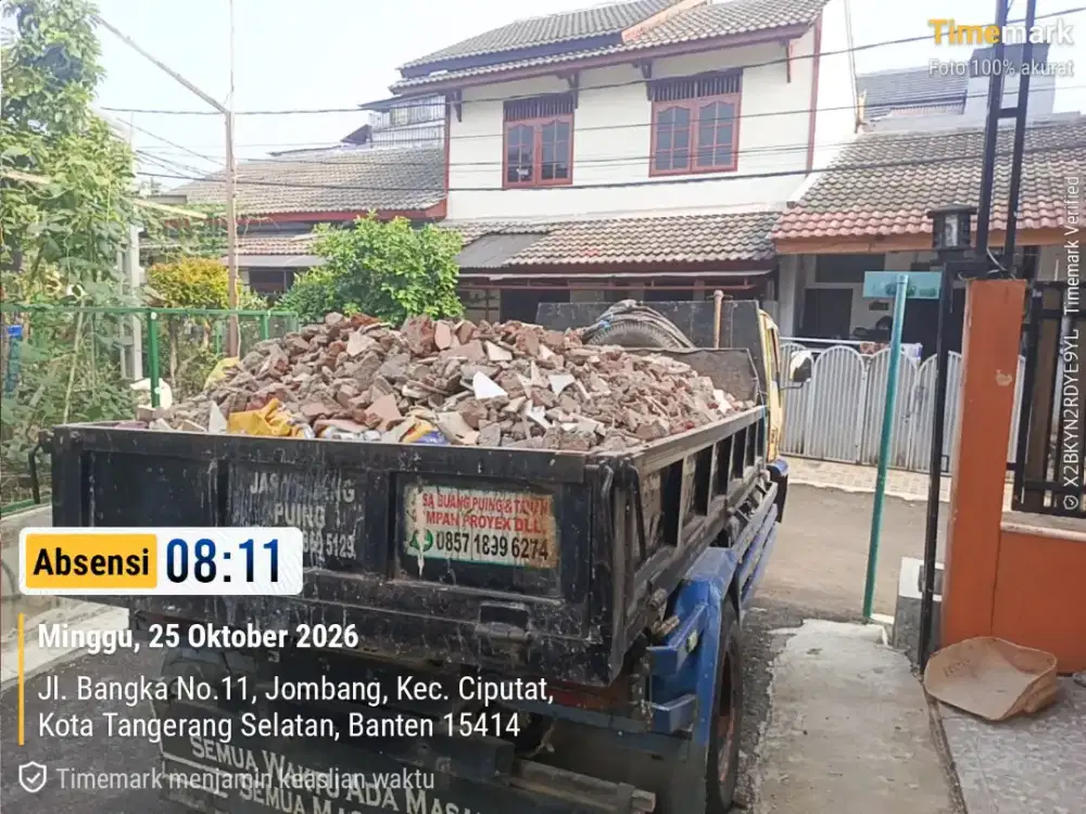 Jasa urugan puing dan buang tanah