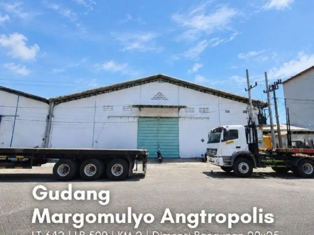 Gudang Margomulyo Angtropolis STRATEGIS, KANTOR 2 TINGKAT