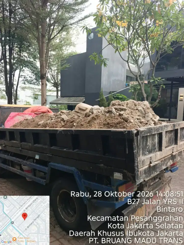 Jasa urugan puing dan buang sampah