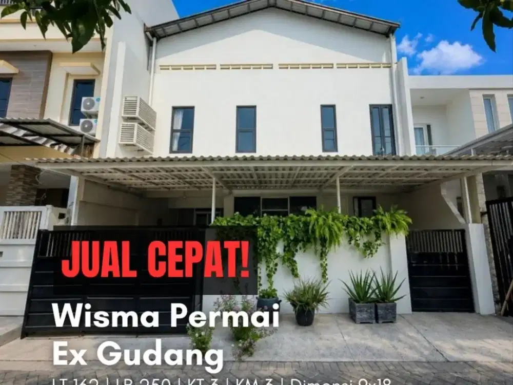 Rumah Wisma Permai STRATEGIS, MURAH