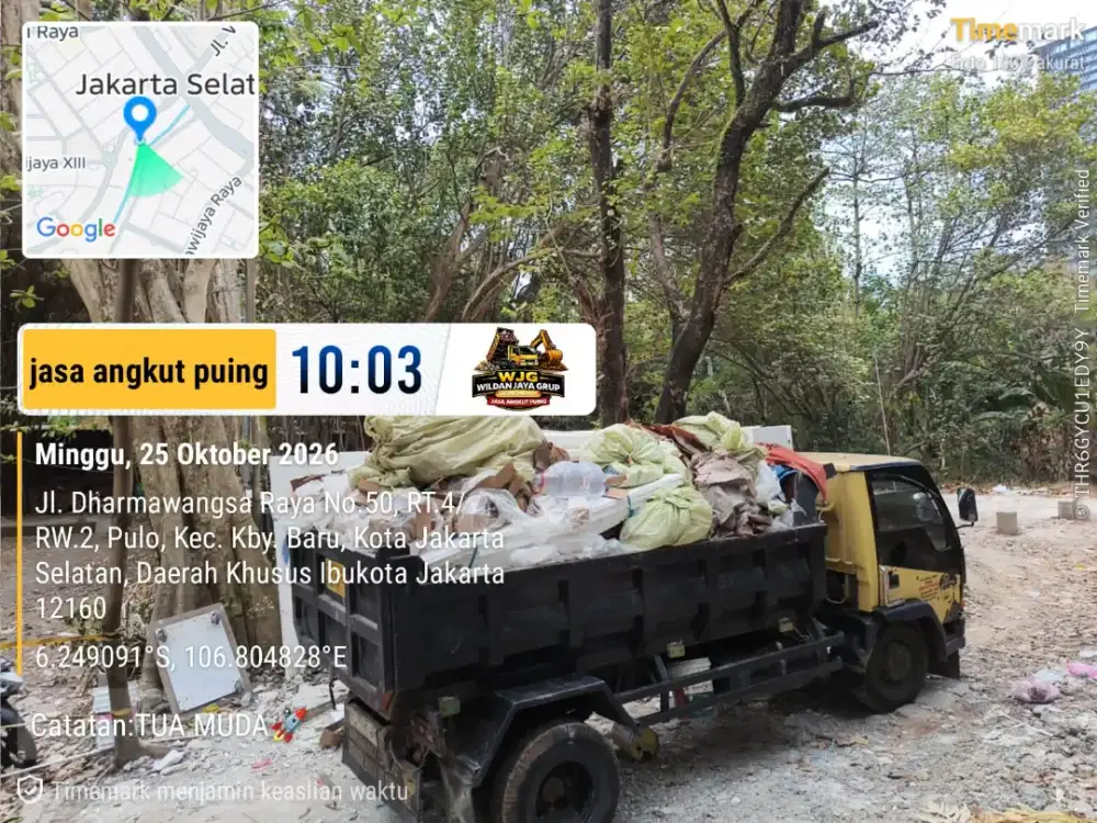 Jasa buang puing dan angkut sampah