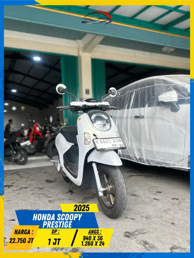 HONDA SCOOPY PRESTIGE 2025 LIKE NEW HIKMAH MOTOR KEPUH MALANG